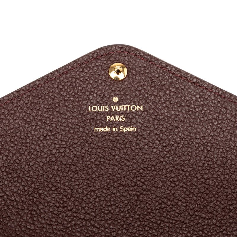 Louis Vuitton Monogram Empreinte Portefeuille Josephine M62453 Threes Red