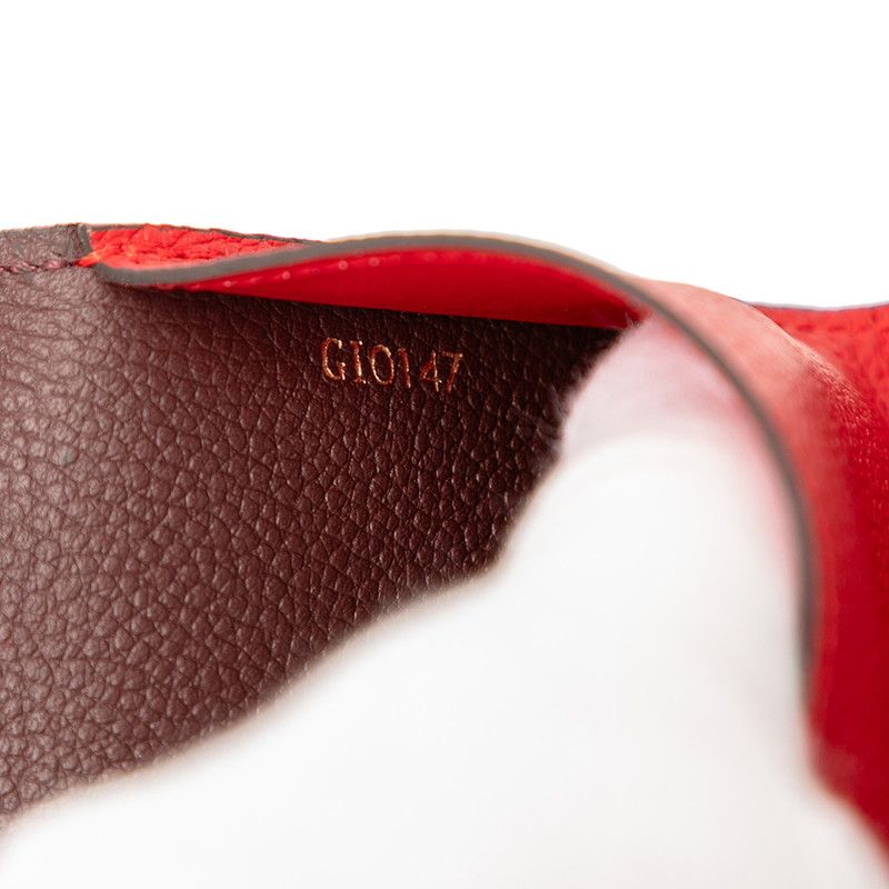 Louis Vuitton Monogram Empreinte Portefeuille Josephine M62453 Threes Red