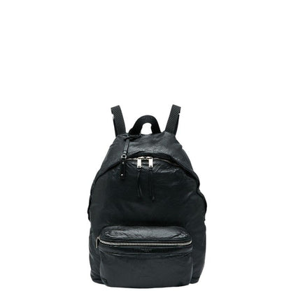 Saint Laurent Folle Double City Backpack 534974 Black Leather Women Saint