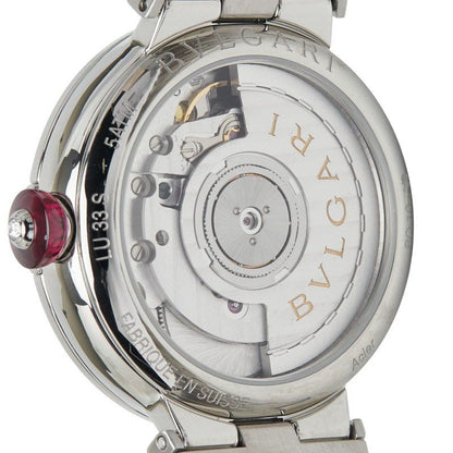 Bulgari Luchea 11P Shell Dial Lu33wssd/11 Stainless Steel Ladies Bvlgari