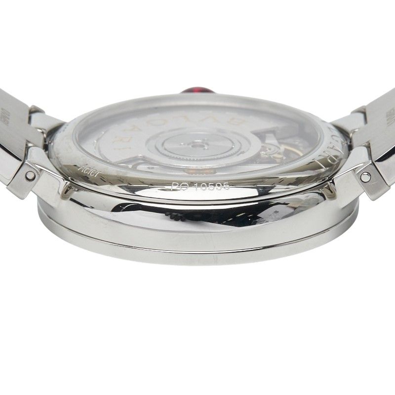 Bulgari Luchea 11P Shell Dial Lu33wssd/11 Stainless Steel Ladies Bvlgari