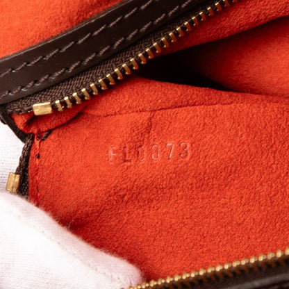 Louis Vuitton Damier Manosque GM Tote Handbag N51120 Brown PVC Leather Women