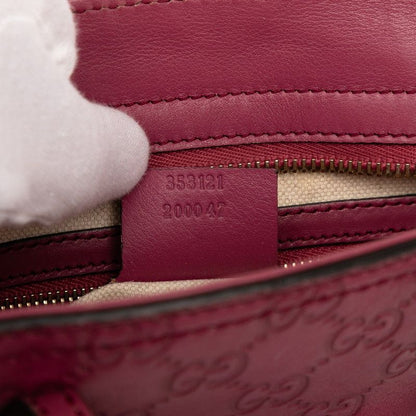 Guccissima Bree Small Handbag Shoulder Bag 2WAY 353121 Pink Leather Ladies Gucci
