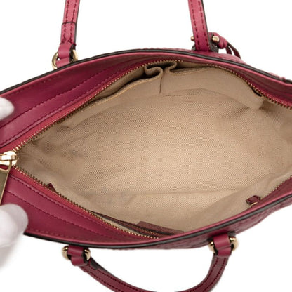 Guccissima Bree Small Handbag Shoulder Bag 2WAY 353121 Pink Leather Ladies Gucci