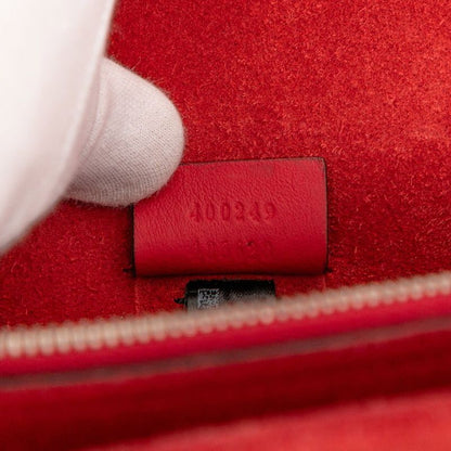 Gucci GG Supreme Dionysus Chain Shoulder Bag 400249 Beige Red PVC Ladies Gucci