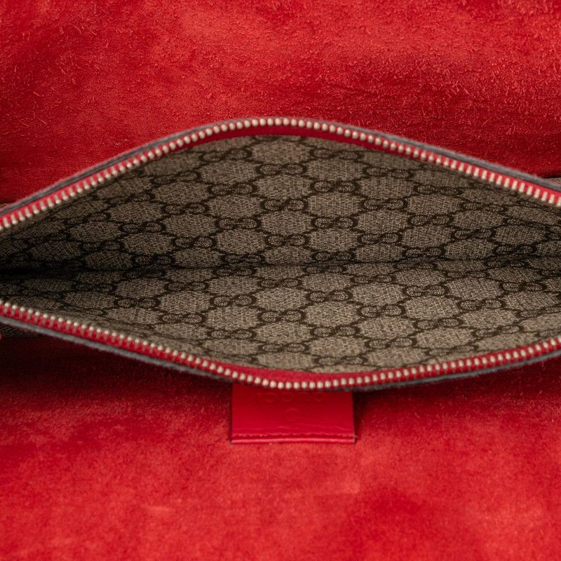 Gucci GG Supreme Dionysus Chain Shoulder Bag 400249 Beige Red PVC Ladies Gucci