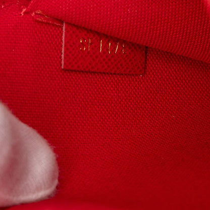 Louis Vuitton Damier Pochette Felicie Crossbody Chain Shoulder Bag N40492 Brown