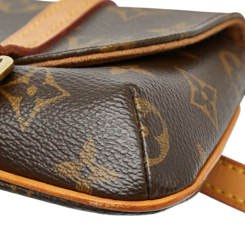 Louis Vuitton Monogram Pochette Marel Waist Bag Body Bag M51159 Brown PVC