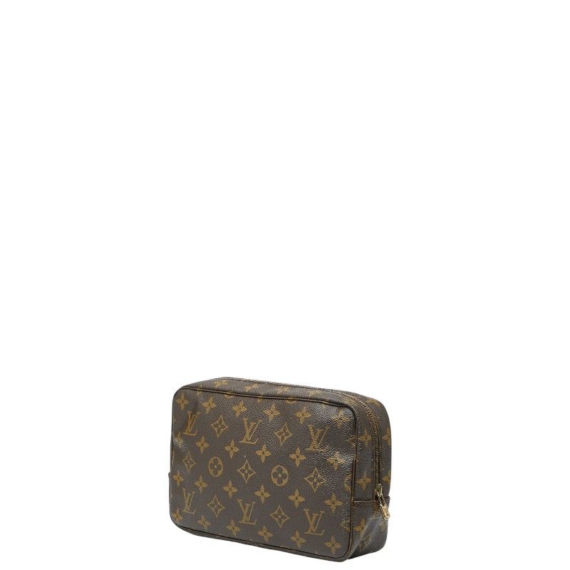 Louis Vuitton Monogram Trousse Toilette 23 Second Bag Clutch Bag M47524 Brown
