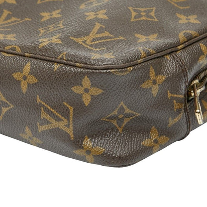 Louis Vuitton Monogram Trousse Toilette 23 Second Bag Clutch Bag M47524 Brown