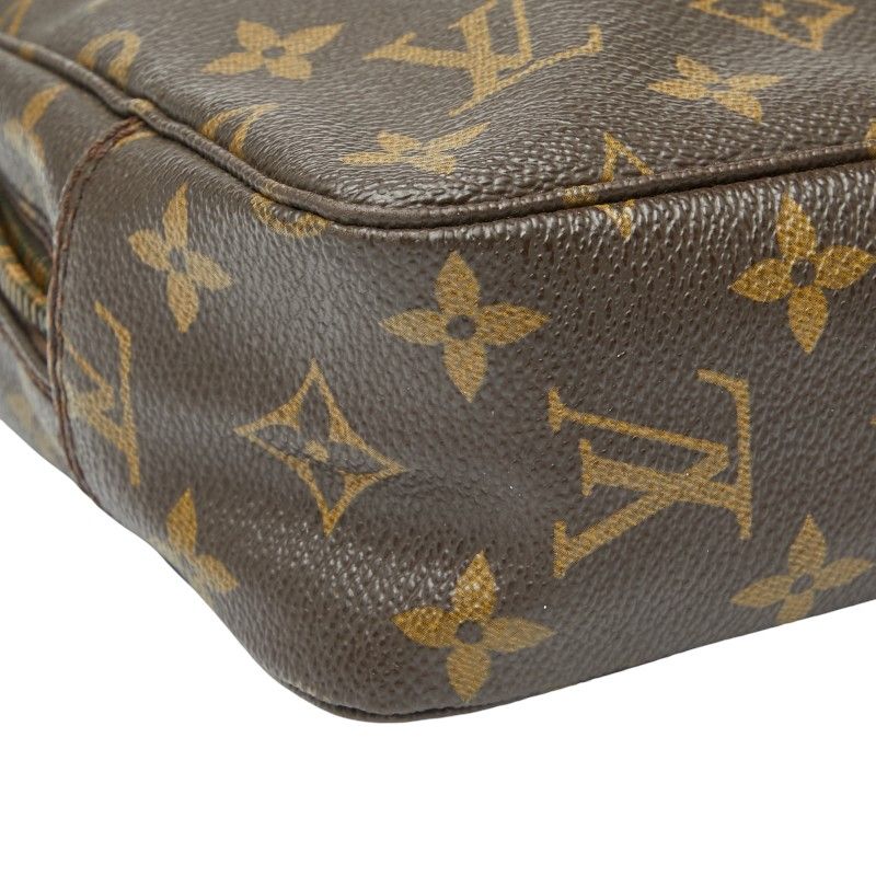 Louis Vuitton Monogram Trousse Toilette 23 Second Bag Clutch Bag M47524 Brown
