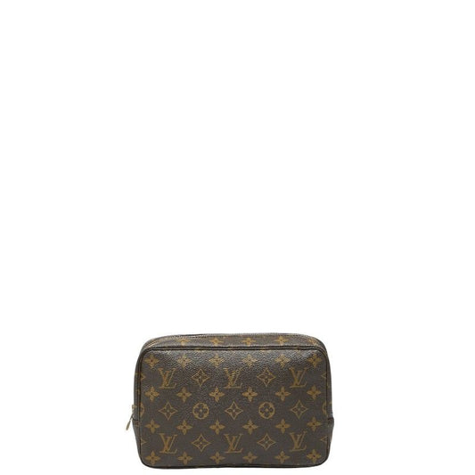 Louis Vuitton Monogram Trousse Toilette 23 Second Bag Clutch Bag M47524 Brown