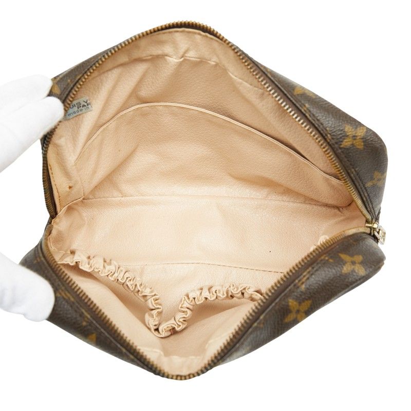 Louis Vuitton Monogram Trousse Toilette 23 Second Bag Clutch Bag M47524 Brown