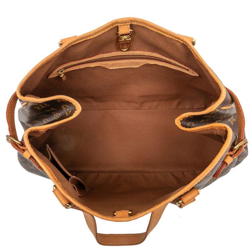 Louis Vuitton Monogram Batignolles Orizontal Shoulder Bag Handbag M51154 Brown