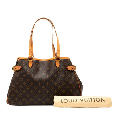 Louis Vuitton Monogram Batignolles Orizontal Shoulder Bag Handbag M51154 Brown