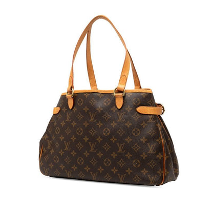 Louis Vuitton Monogram Batignolles Orizontal Shoulder Bag Handbag M51154 Brown