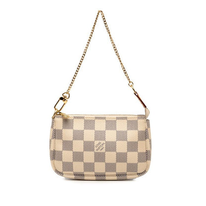 Louis Vuitton Damier Azure Mini Pochette Accessoire Accessory Pouch Handbag