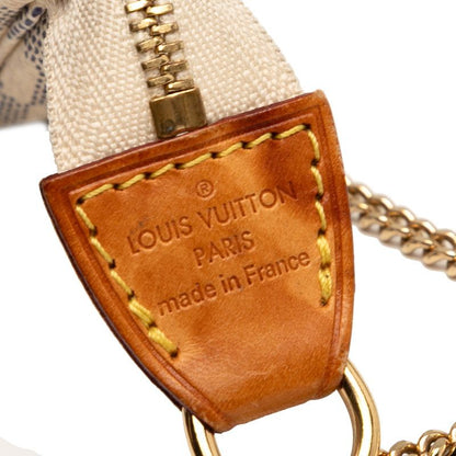 Louis Vuitton Damier Azure Mini Pochette Accessoire Accessory Pouch Handbag