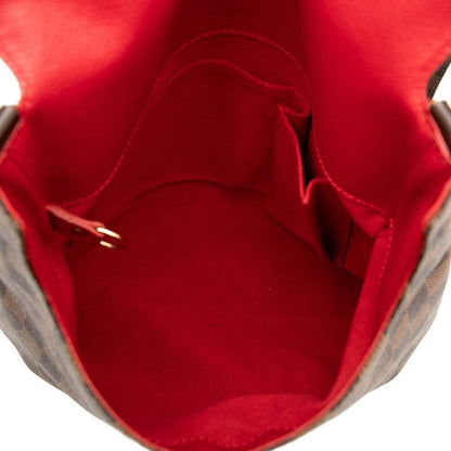 Louis Vuitton Damier Musette N51302 Brown PVC Leather Women Louis Vuitton