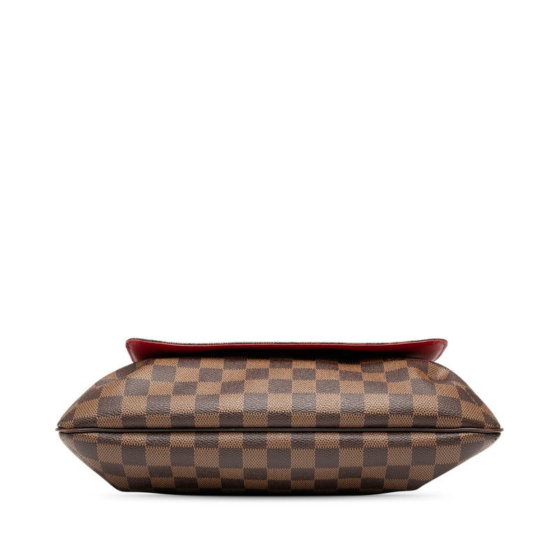 Louis Vuitton Damier Musette N51302 Brown PVC Leather Women Louis Vuitton