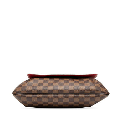 Louis Vuitton Damier Musette N51302 Brown PVC Leather Women Louis Vuitton