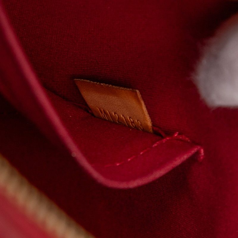 Louis Vuitton Monogram Vernis Alma BB Handbag Shoulder Bag 2WAY M91606 Pomme