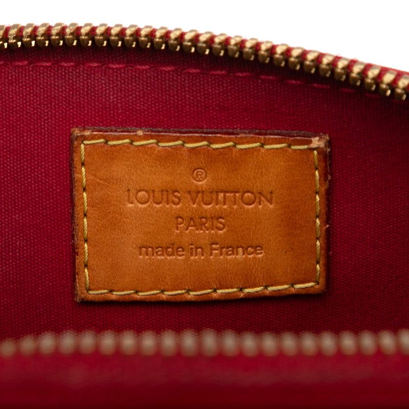 Louis Vuitton Monogram Vernis Alma BB Handbag Shoulder Bag 2WAY M91606 Pomme