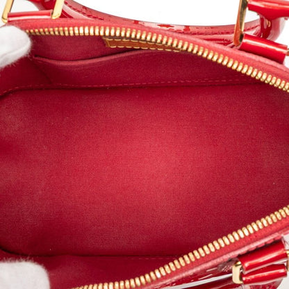 Louis Vuitton Monogram Vernis Alma BB Handbag Shoulder Bag 2WAY M91606 Pomme