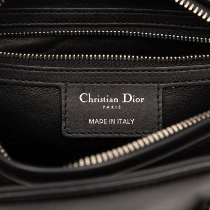 Christian Dior Paradise Lady Dior Medium Handbag Shoulder Bag 2WAY Black