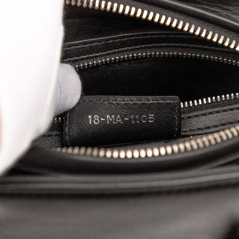 Christian Dior Paradise Lady Dior Medium Handbag Shoulder Bag 2WAY Black