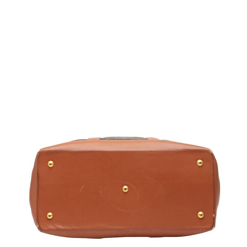 Louis Vuitton Monogram Sac Weekend GM Tote Bag Shoulder Bag M42420 Brown PVC