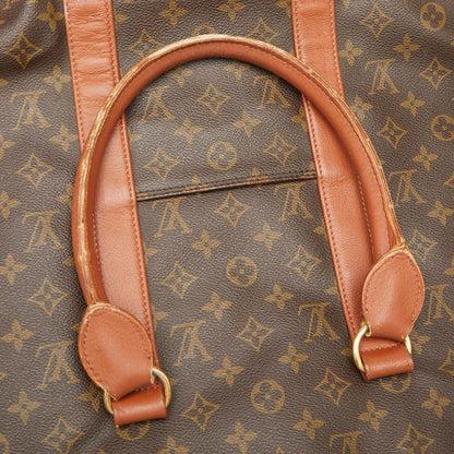 Louis Vuitton Monogram Sac Weekend GM Tote Bag Shoulder Bag M42420 Brown PVC