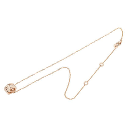 Bulgari Bee Zero One Pave Diamond Legend Necklace 355060 18K Pink Gold Pink