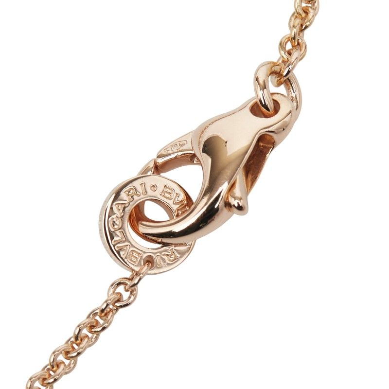 Bulgari Bee Zero One Pave Diamond Legend Necklace 355060 18K Pink Gold Pink