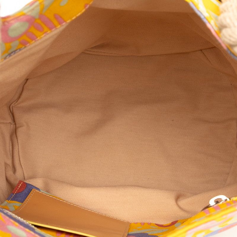 Chanel High Summer Coco Mark Flower One Shoulder Bag Handbag Yellow Multicolor