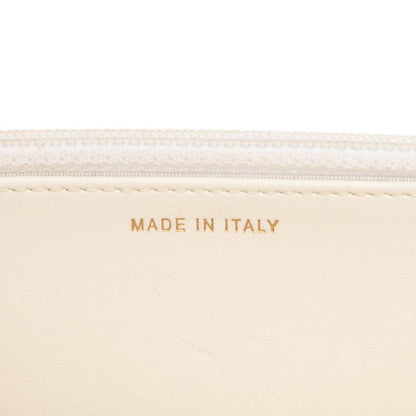 Chanel Boy Chanel Coco Mark Crossbody Chain Wallet Shoulder Bag White Caviar