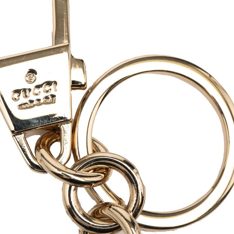 Gucci X Yuko Higuchi Cat Boris Key Holder Charm Beige White Multicolor PVC