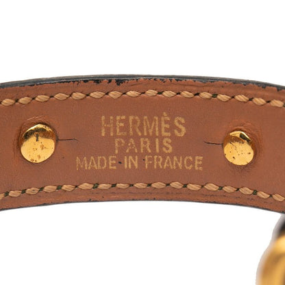 Hermes Chaine D'ancre Green Gold Leather Plated Ladies Hermes