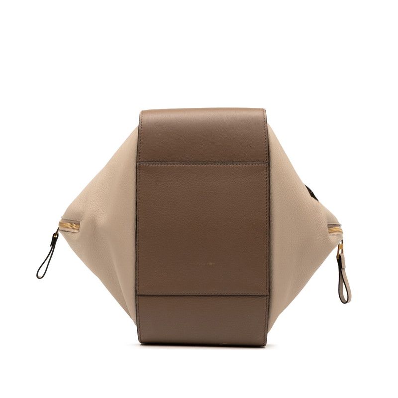 Loewe Anagram Hammock Small Handbag Shoulder Bag 2WAY Beige Brown Leather Women