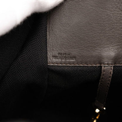 Loewe Anagram Hammock Small Handbag Shoulder Bag 2WAY Beige Brown Leather Women