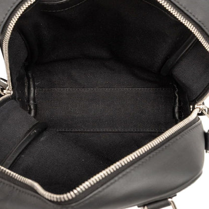 Loewe Anagram Amazona 15 Handbag Shoulder Bag 2WAY Black Gray Canvas Leather