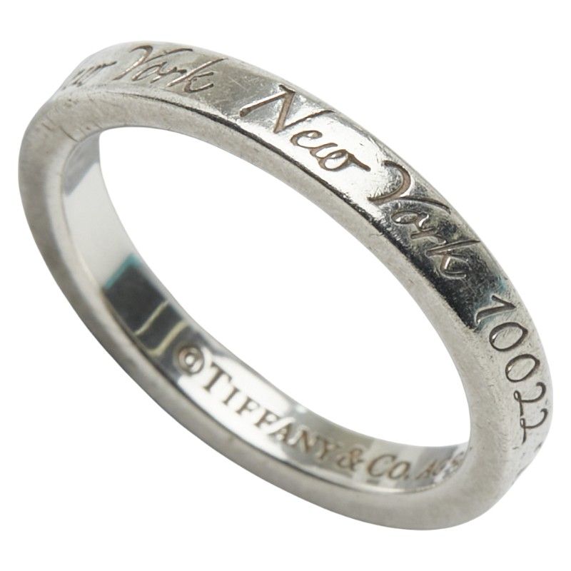 Tiffany & Co Notes Narrow New York Sv925 Silver Ladies Tiffany & Co