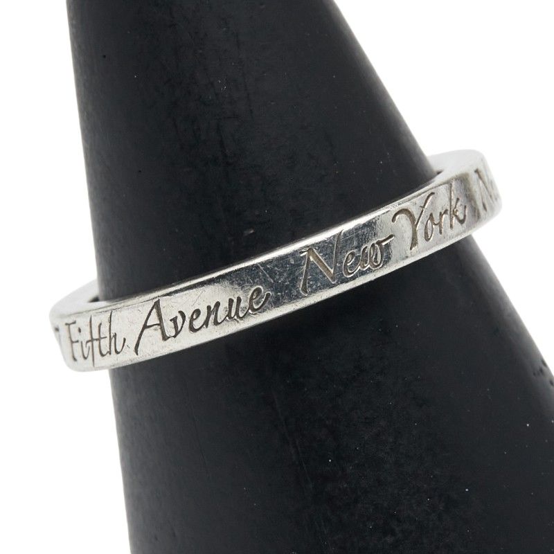 Tiffany & Co Notes Narrow New York Sv925 Silver Ladies Tiffany & Co