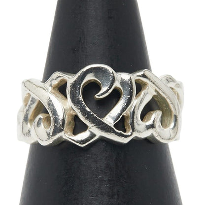 Tiffany & Co Triple Rubbing Heart Sv925 Silver Ladies Tiffany & Co