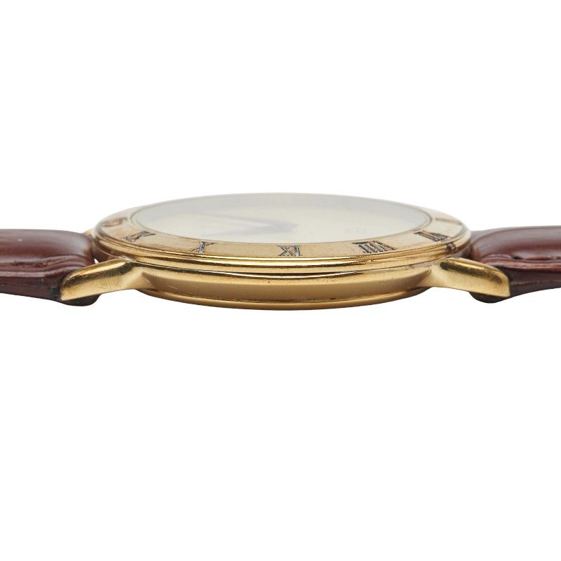 Gucci Interlocking G Belt (external) 3000m Gold Brown Plated Leather Ladies