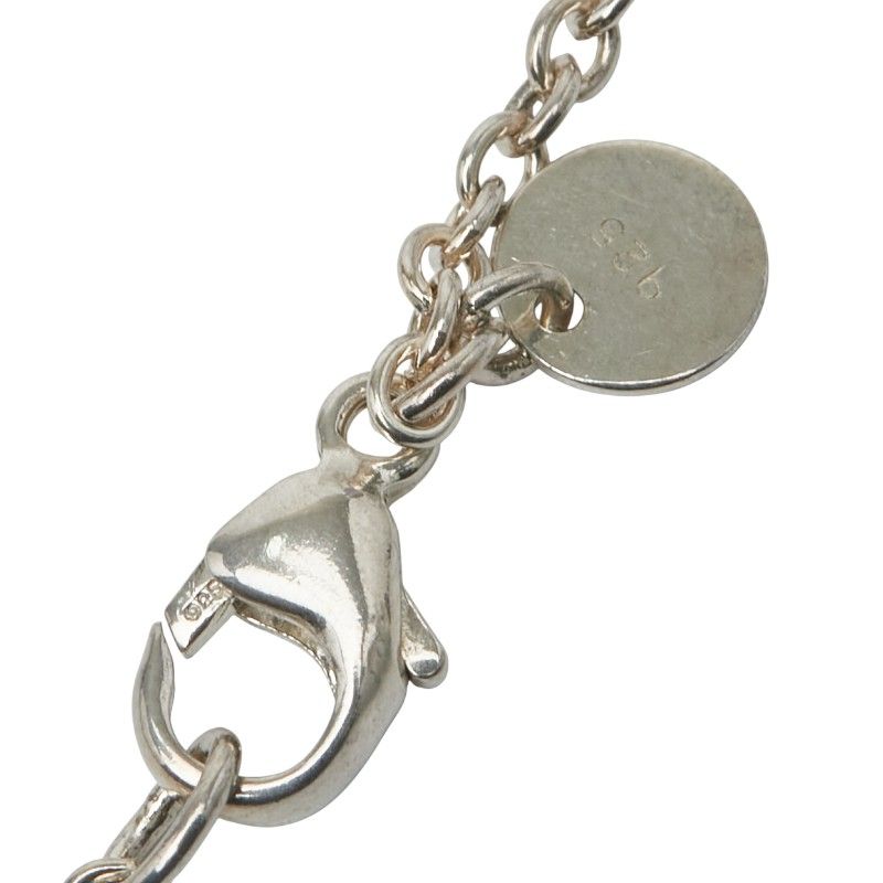 Tiffany & Co Barrel Beaded Long Necklace Sv925 Silver Ladies Tiffany & Co