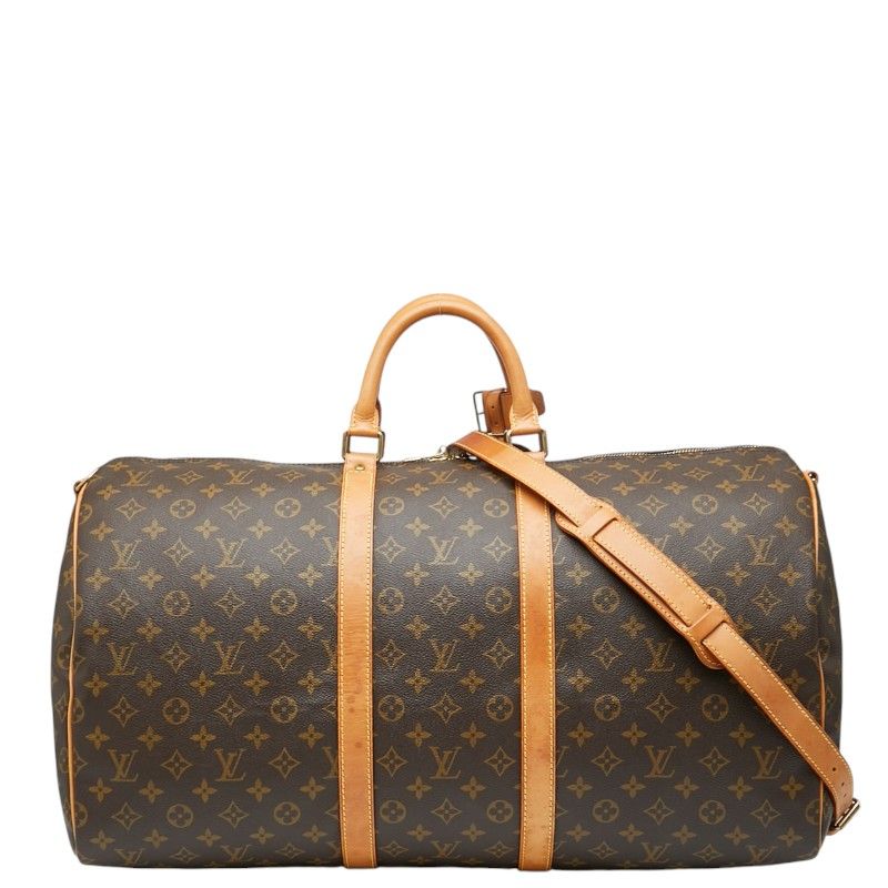 Louis Vuitton Monogram Keepall Bandouliere 55 Boston Bag Shoulder Bag 2WAY