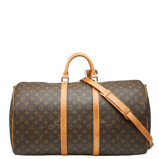 Louis Vuitton Monogram Keepall Bandouliere 55 Boston Bag Shoulder Bag 2WAY