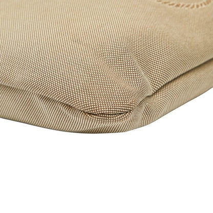 Prada Logo Jacquard Bt0551 Beige Brown Canvas Leather Women Prada