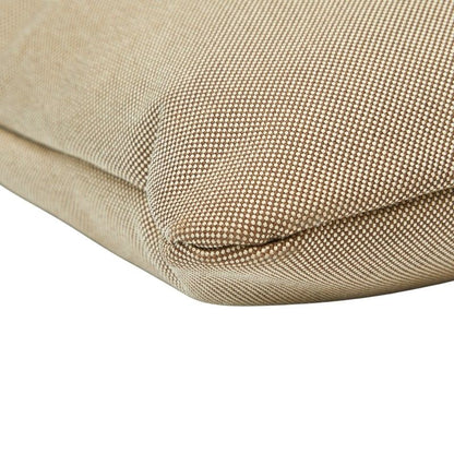 Prada Logo Jacquard Bt0551 Beige Brown Canvas Leather Women Prada